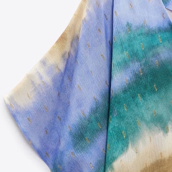 Zara tie dye tunic dress NWT - Picture 4 of 9